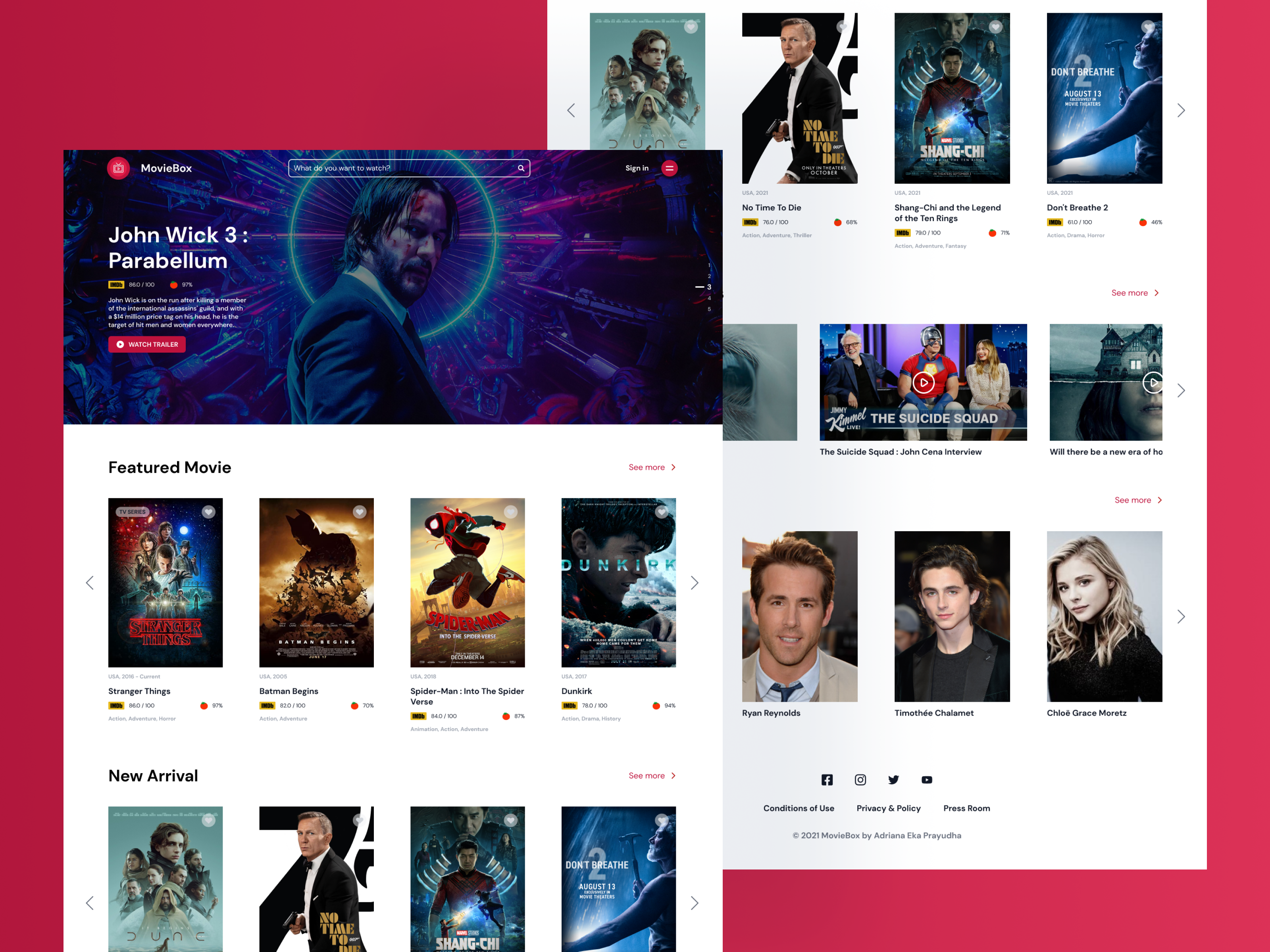 Movie Streaming Website